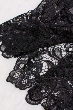 Y2K Gothic Faux Leather & Lace Corset Bustier Dress - 90s Grunge, Retro, Party Outfit