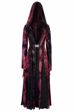 Y2K Gothic Fusion Coat - Retro 90s Grunge, Summer Y2K Outfits, Pastel Goth, Y2K Party Fashion