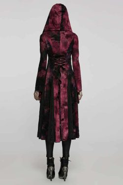 Y2K Gothic Fusion Coat - Retro 90s Grunge, Summer Y2K Outfits, Pastel Goth, Y2K Party Fashion