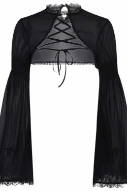 Y2K Gothic Lace Mini Dress with Shrug - Perfect for 90s Grunge, Retro, and Summer Party Outfits