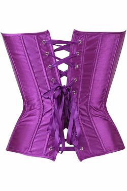 Y2K Gothic Overbust Corset - Retro 90s Grunge, Pastel Goth, Y2K Party & Club Outfits