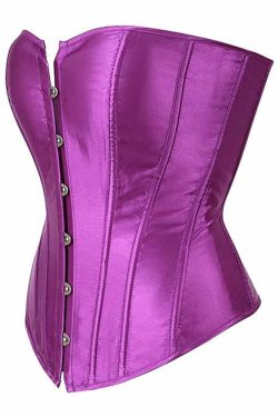 Y2K Gothic Overbust Corset - Retro 90s Grunge, Pastel Goth, Y2K Party & Club Outfits