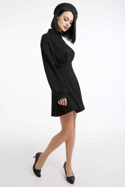 Y2K Gothic Plaid High Waist Mini Dress - 90s Grunge Summer Outfit, Retro Party Fashion