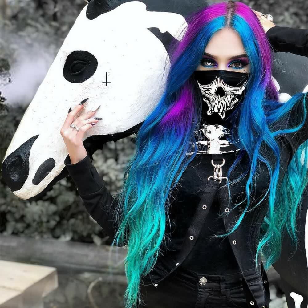 Y2K Gothic Skeleton Crop Hoodie - 90s Grunge, Retro, Pastel Goth, Y2K Summer & Party Outfits