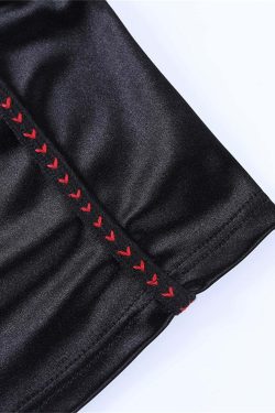 Y2K Gothic Vampire Cross Crop Top - 90s Grunge, Retro, Pastel Goth, Y2K Party & Club Outfits