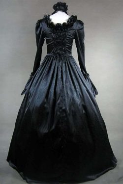 Y2K Gothic Victorian Maxi Dress - Retro 90s Grunge, Summer Party, and Club Outfit
