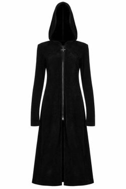 Y2K Gothic Wizard Coat - Retro 90s Grunge, Dark Y2K Fashion, Perfect for Y2K Party Outfits