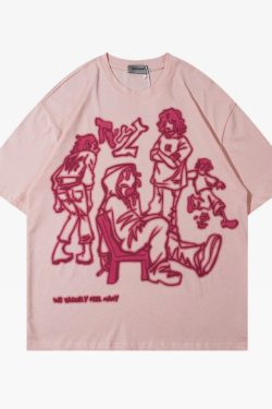 Y2K Graphic Tee - Retro 90s Grunge, Summer Outfits, Popstar Vibes, Pastel Goth, Hip Hop Fashion