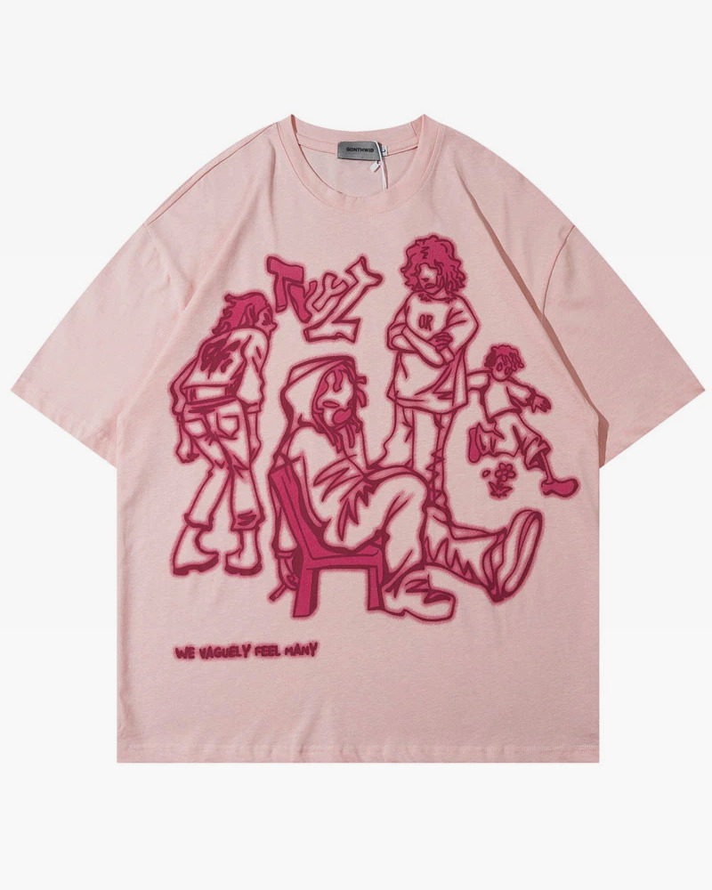 Y2K Graphic Tee - Retro 90s Grunge, Summer Outfits, Popstar Vibes, Pastel Goth, Hip Hop Fashion