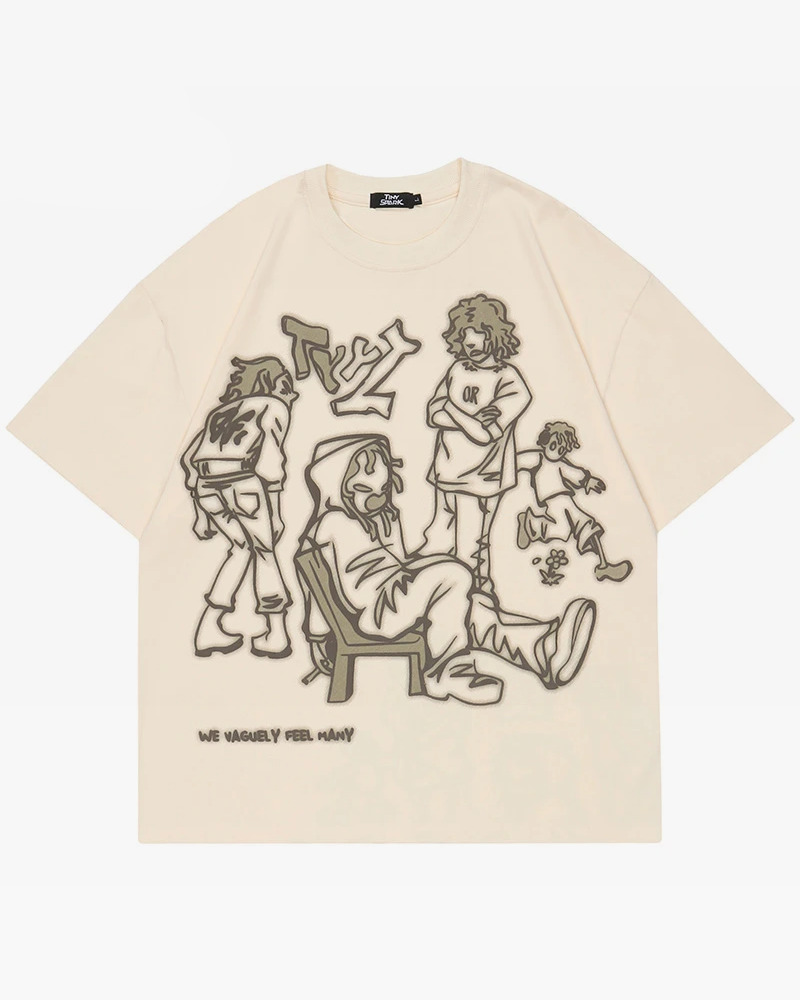 Y2K Graphic Tee - Retro 90s Grunge, Summer Outfits, Popstar Vibes, Pastel Goth, Hip Hop Fashion