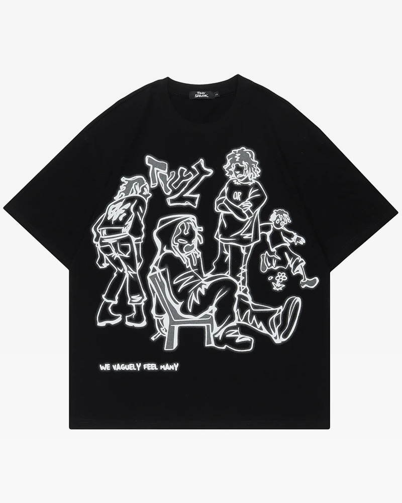 Y2K Graphic Tee - Retro 90s Grunge, Summer Outfits, Popstar Vibes, Pastel Goth, Hip Hop Fashion