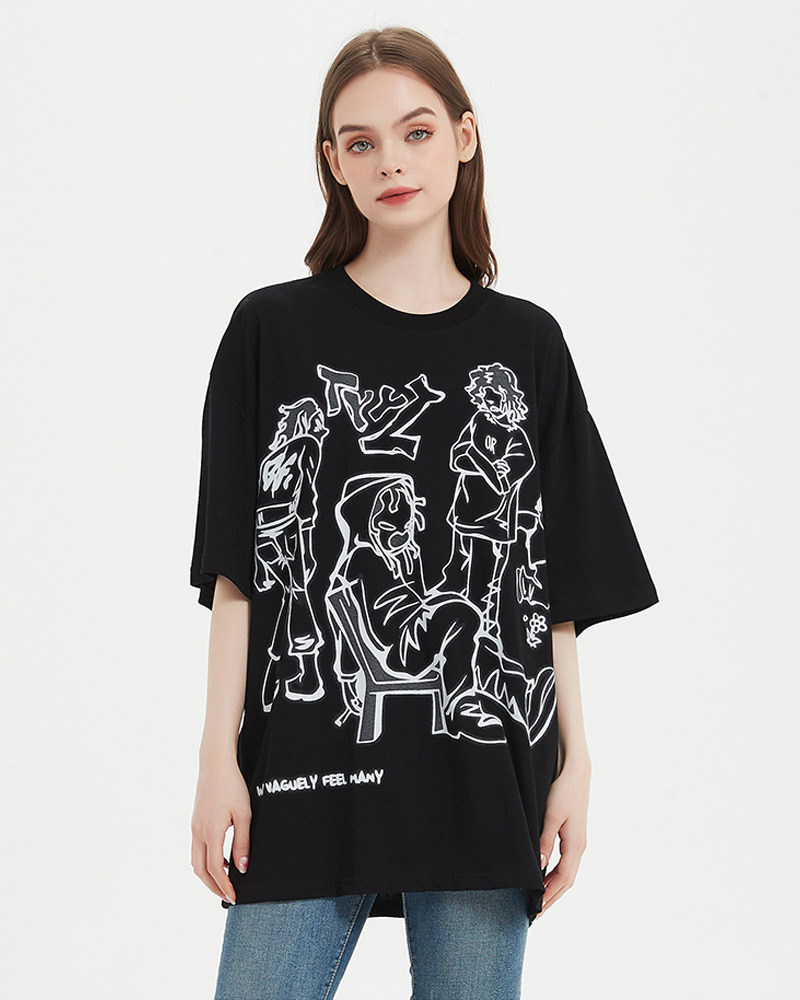 Y2K Graphic Tee - Retro 90s Grunge, Summer Outfits, Popstar Vibes, Pastel Goth, Hip Hop Fashion