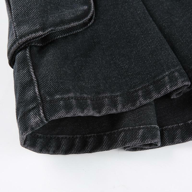 Y2K Grey Pleated Mini Skirt - 90s Grunge, Retro Summer Outfit, Y2K Club & Party Fashion