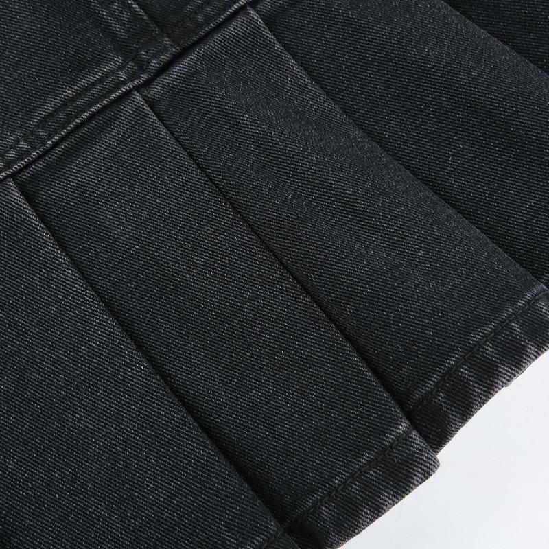 Y2K Grey Pleated Mini Skirt - 90s Grunge, Retro Summer Outfit, Y2K Club & Party Fashion