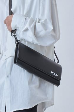 Y2K Grunge & 90s Fashion PCLP Long Satchel Bag - Retro, Pastel Goth, Hip Hop, Summer Outfits