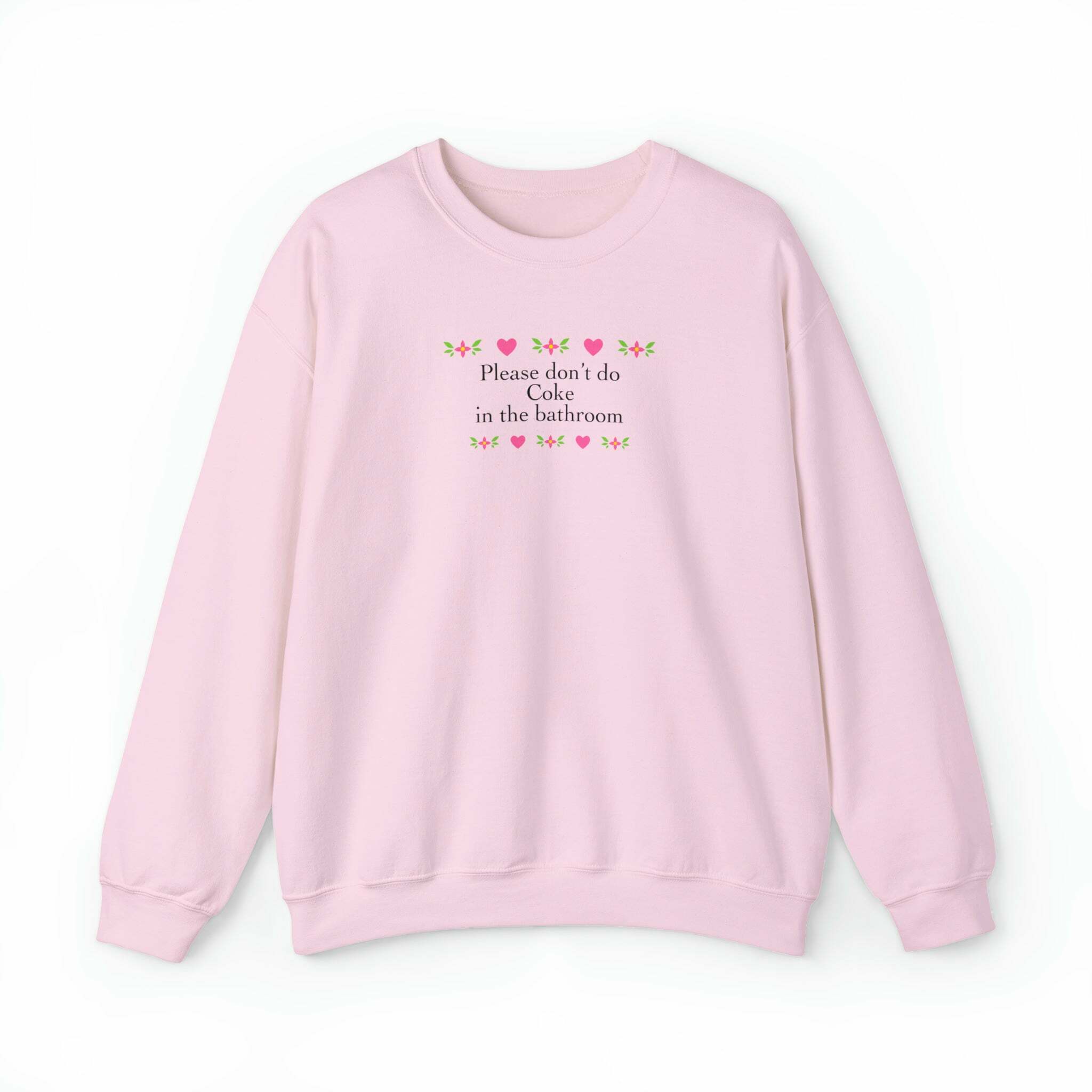 Y2K Grunge & 90s Retro 'Don't Do Coke' Sweatshirt - Perfect for Summer & Party Outfits