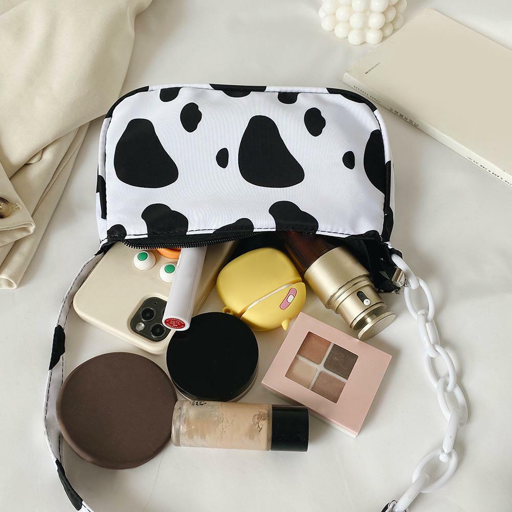 Y2K Grunge & 90s Retro Cow-Dy Partner Bag - Perfect for Summer, Parties, and Club Outfits