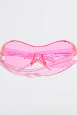 Y2K Grunge & 90s Retro Futuristic Sunglasses - Perfect for Summer, Parties, and Club Outfits