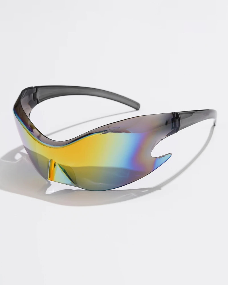Y2K Grunge & 90s Retro Futuristic Sunglasses - Perfect for Summer, Parties, and Club Outfits