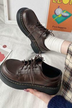 Y2K Grunge & 90s Retro Lolita Shoes - Perfect for Summer, Parties, and Club Outfits