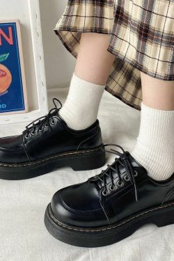 Y2K Grunge & 90s Retro Lolita Shoes - Perfect for Summer, Parties, and Club Outfits