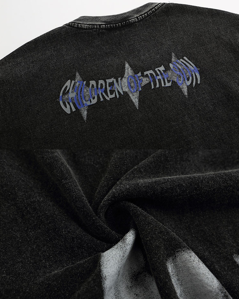 Y2K Grunge 'Am I Destined To Die By My Reflection' Shirt - 90s Retro Goth Fashion Top