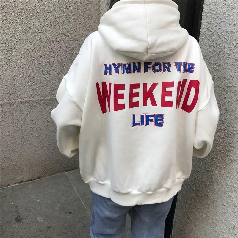 Y2K Grunge 'Hymn For the Weekend Life' Hoodies - Retro 90s Fashion & Summer Outfits