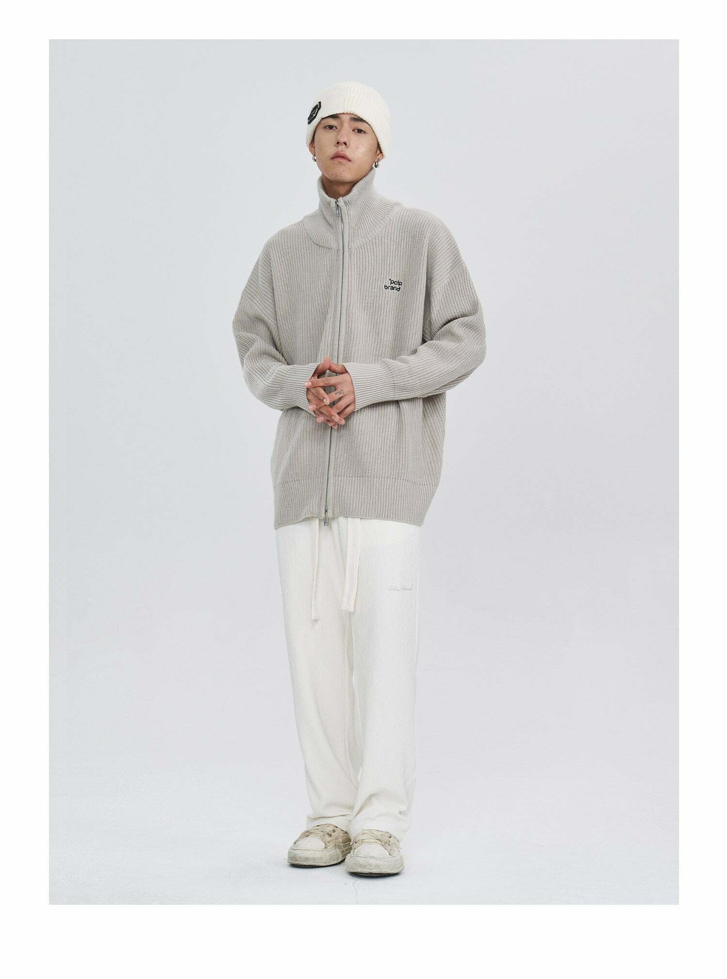 Y2K Grunge 'Mind Control' Stand Collar Jacket - 90s Retro, Gothic, and Pastel Goth Fashion