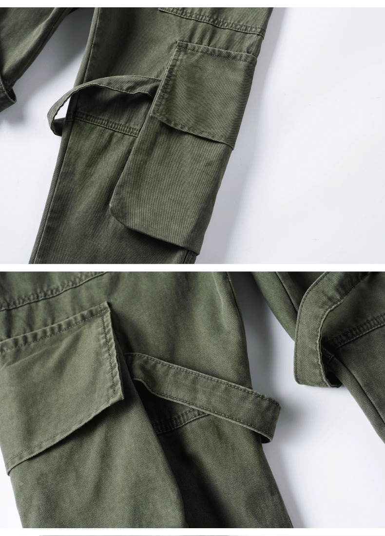 Y2K Grunge 90s Retro GTRG 8 Pocket Straight-Leg Cargo Pants - Y2K Summer & Party Outfits