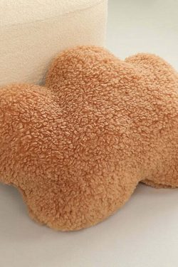 Y2K Grunge Aesthetic Cloud Plush Cushion - Retro 90s Summer Decor for Y2K Fashionistas