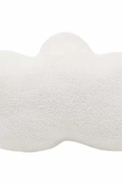 Y2K Grunge Aesthetic Cloud Plush Cushion - Retro 90s Summer Decor for Y2K Fashionistas