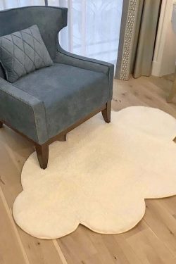 Y2K Grunge Aesthetic Rug - Cloud Bedside Carpet for Retro 90s Summer Outfits & Pastel Goth Decor