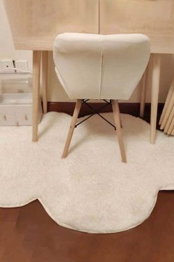 Y2K Grunge Aesthetic Rug - Cloud Bedside Carpet for Retro 90s Summer Outfits & Pastel Goth Decor