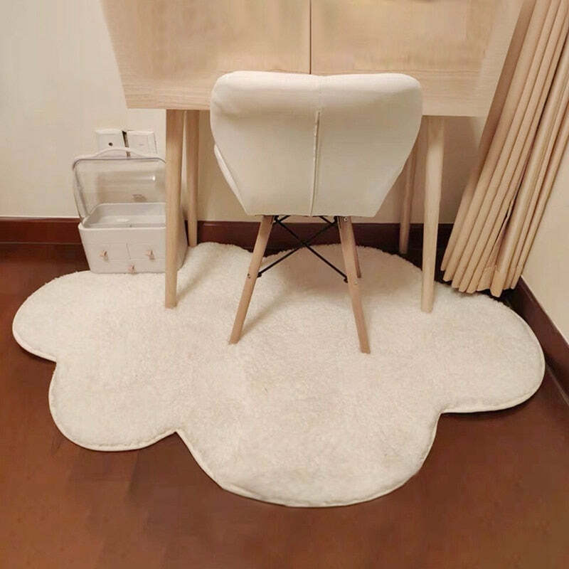Y2K Grunge Aesthetic Rug - Cloud Bedside Carpet for Retro 90s Summer Outfits & Pastel Goth Decor