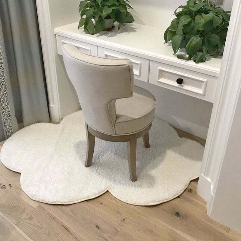 Y2K Grunge Aesthetic Rug - Cloud Bedside Carpet for Retro 90s Summer Outfits & Pastel Goth Decor