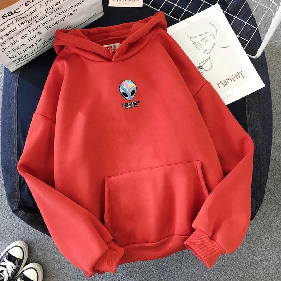 Y2K Grunge Alien Spaced Out Hoodie - Retro 90s Fashion, Summer Y2K Outfits, Pastel Goth Style