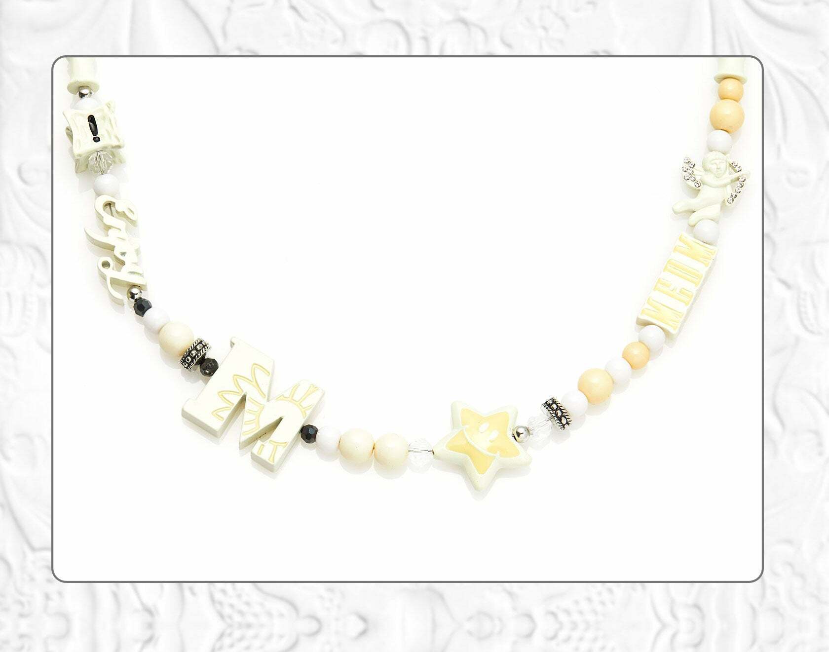 Y2K Grunge Angel Star Necklace - Retro 90s Fashion, Pastel Goth, Y2K Party & Club Outfits