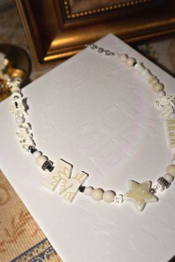 Y2K Grunge Angel Star Necklace - Retro 90s Fashion, Pastel Goth, Y2K Party & Club Outfits