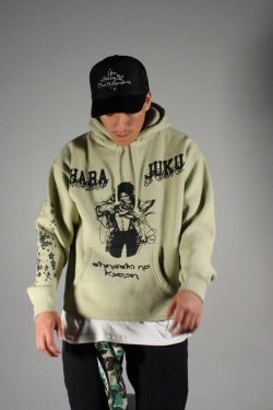 Y2K Grunge Anime Hoodie - AoT Levi | 90s Retro Summer Outfit | Y2K Fashion for Women