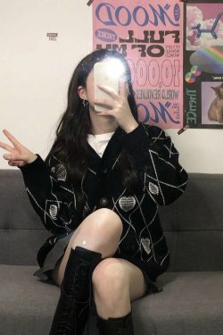 Y2K Grunge Argyle Heart Knitted Cardigan - Retro 90s Summer Outfit, Pastel Goth Style