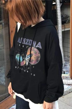 Y2K Grunge Arizona Mission to Mars Hoodie - Retro 90s Fashion, Summer Y2K Outfits