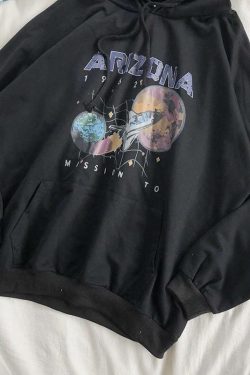 Y2K Grunge Arizona Space Hoodie - Retro 90s Fashion, Summer Y2K Outfits, Pastel Goth Style