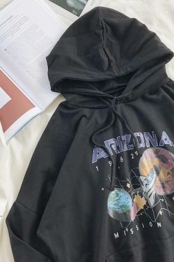 Y2K Grunge Arizona Space Hoodie - Retro 90s Fashion, Summer Y2K Outfits, Pastel Goth Style