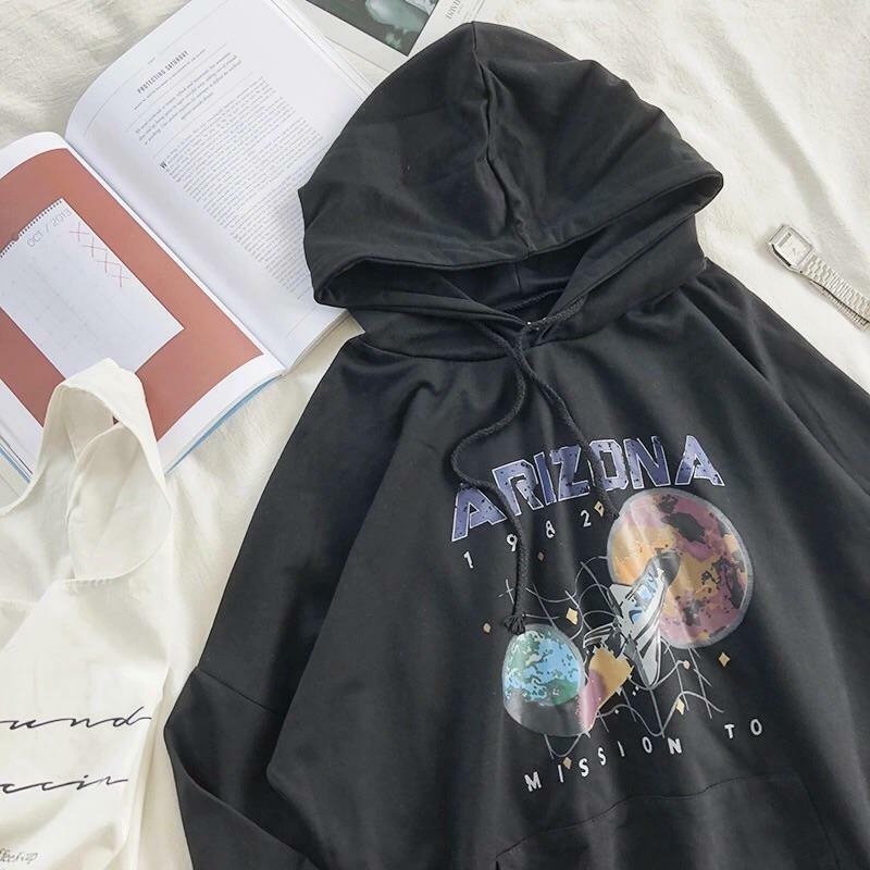 Y2K Grunge Arizona Space Hoodie - Retro 90s Fashion, Summer Y2K Outfits, Pastel Goth Style