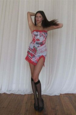 Y2K Grunge Ave Printed Mini Dress - Retro 90s Summer Outfit, Perfect for Y2K Party & Club Nights