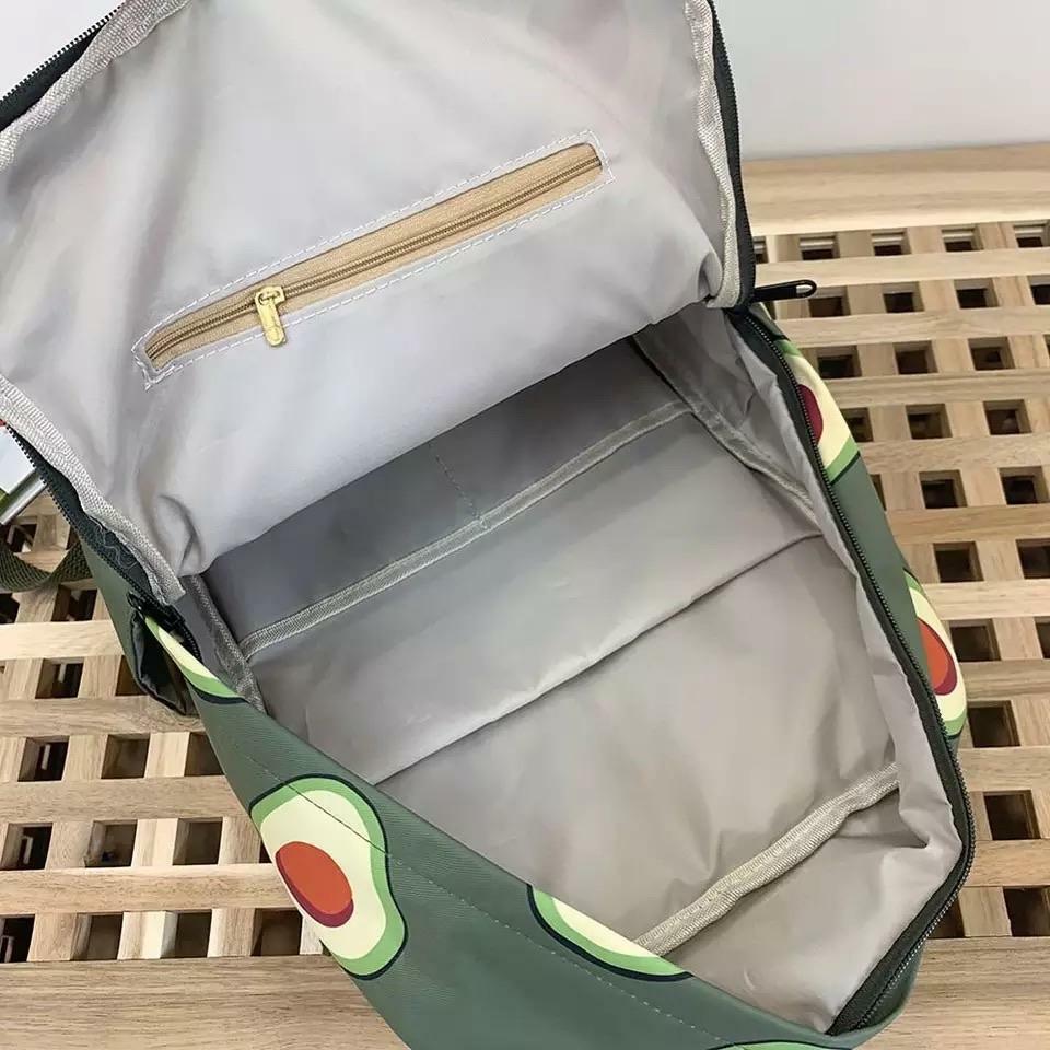 Y2K Grunge Avocados Backpack - Retro 90s Fashion, Summer Outfits, and Pastel Goth Style