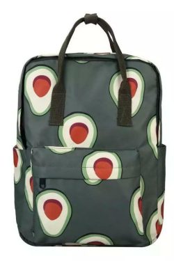 Y2K Grunge Avocados Backpack - Retro 90s Fashion, Summer Outfits, and Pastel Goth Style