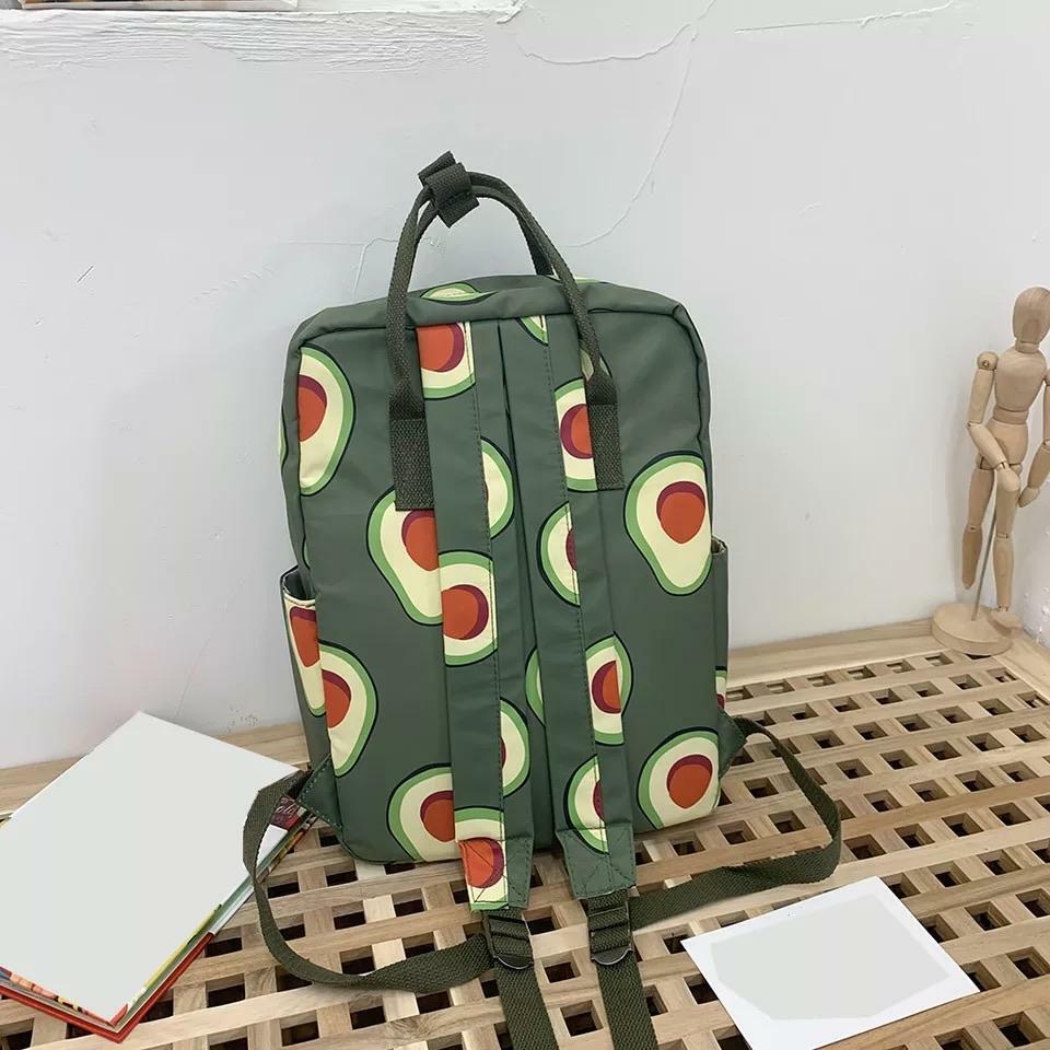 Y2K Grunge Avocados Backpack - Retro 90s Fashion, Summer Outfits, and Pastel Goth Style