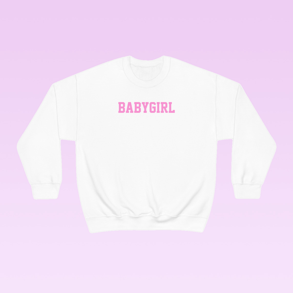 Y2K Grunge Baby Girl Crewneck Sweatshirt - Retro 90s Fashion, Summer Y2K Outfits