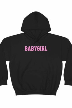 Y2K Grunge Baby Girl Hoodie Sweatshirt - Retro 90s Fashion, Summer Y2K Outfits, Pastel Goth